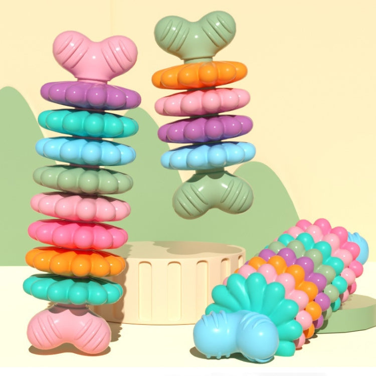 BG5051 Pet Chew Toys Bone Shape Dog Teething Sticky, 8 Petals, 4 Petals