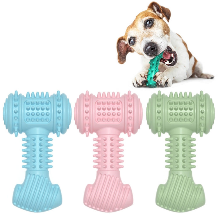 BG5045 TPR Pet Chewing Toys Hammer Shape Dog Teething Stick, Hammer Shape(Green), Hammer Shape(Blue), Hammer Shape(Pink)