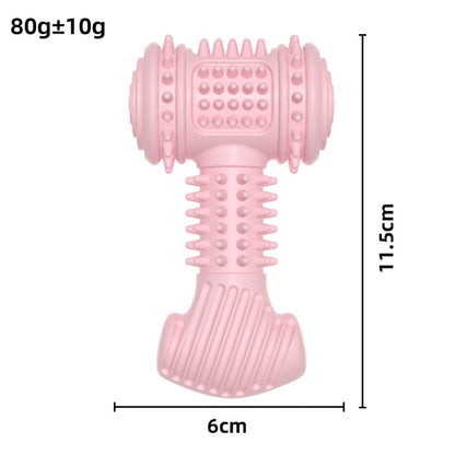 BG5045 TPR Pet Chewing Toys Hammer Shape Dog Teething Stick, Hammer Shape(Green), Hammer Shape(Blue), Hammer Shape(Pink)