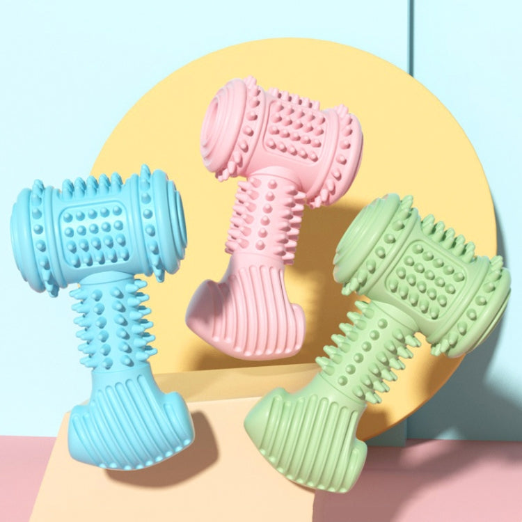 BG5045 TPR Pet Chewing Toys Hammer Shape Dog Teething Stick, Hammer Shape(Green), Hammer Shape(Blue), Hammer Shape(Pink)