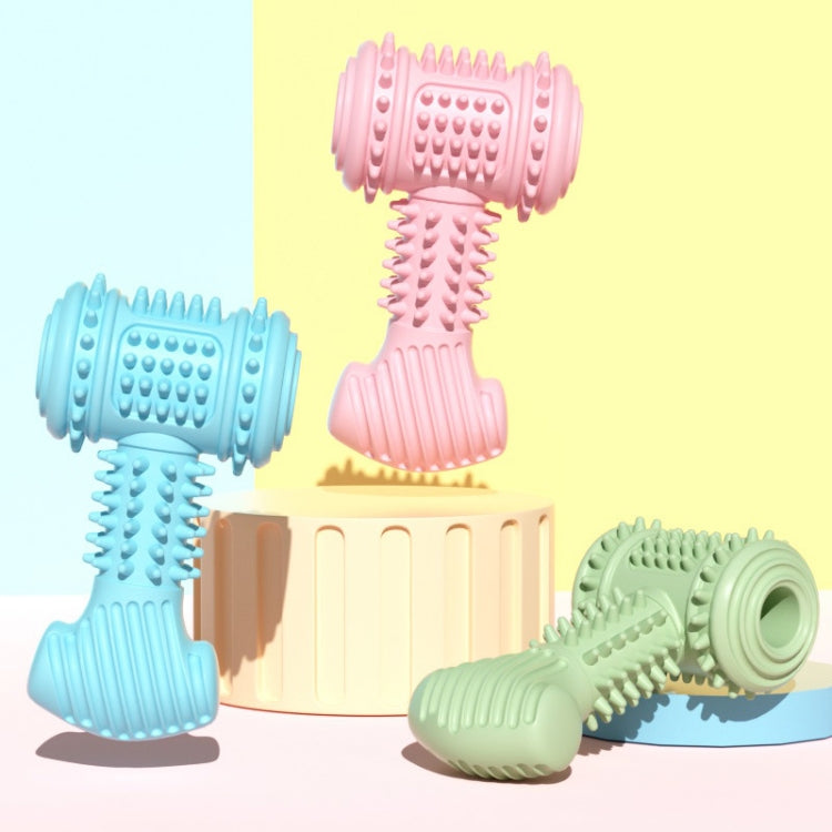 BG5045 TPR Pet Chewing Toys Hammer Shape Dog Teething Stick, Hammer Shape(Green), Hammer Shape(Blue), Hammer Shape(Pink)
