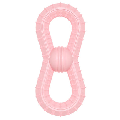 BG5039 Number 8 Shape Dog Teething Stick TPR Pet Chewing Toy Ball