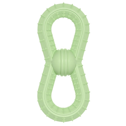 BG5039 Number 8 Shape Dog Teething Stick TPR Pet Chewing Toy Ball