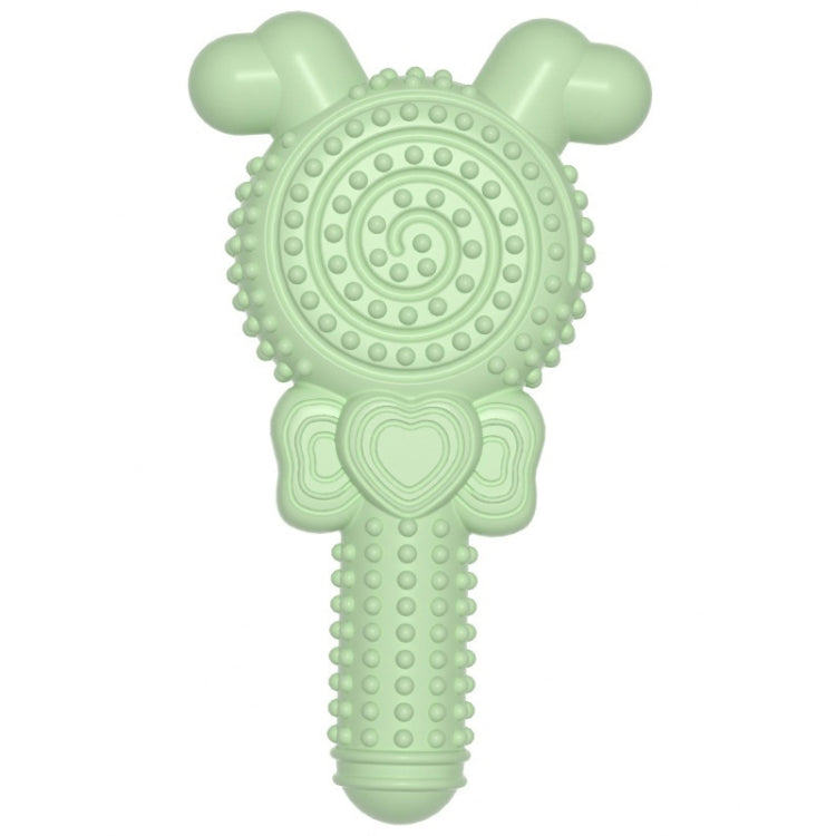 Lollipop Shape Dog Teething Stick TPR Bite Resistant Pet Toys, Lollipop Shape(Blue), Lollipop Shape(Pink), Lollipop Shape(Green)