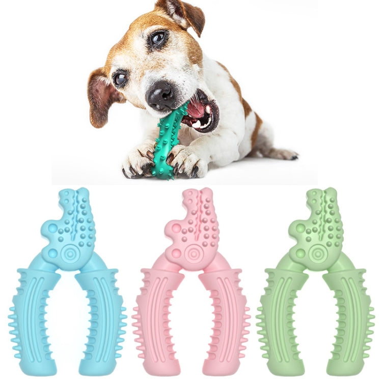 BG5058 Pet Chew Toys Crocodile Pliers Shape Dog Teething Stick, Crocodile Pliers (Blue), Crocodile Pliers (Pink), Crocodile Pliers (Green)