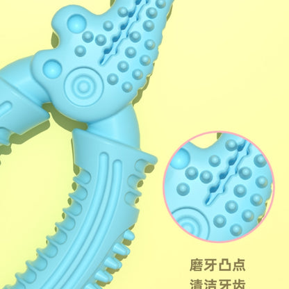 BG5058 Pet Chew Toys Crocodile Pliers Shape Dog Teething Stick, Crocodile Pliers (Blue), Crocodile Pliers (Pink), Crocodile Pliers (Green)