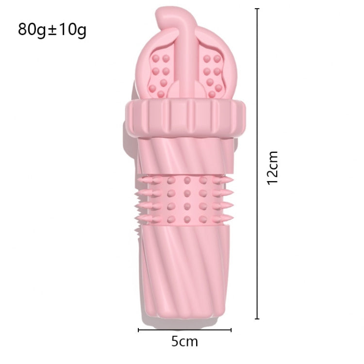 BG5038 Anti-wear and Drop-resistant Pet Chewing Toys Cup Shape Dog Teething Stick, Cup Shape(Blue), Cup Shape(Pink), Cup Shape(Green)