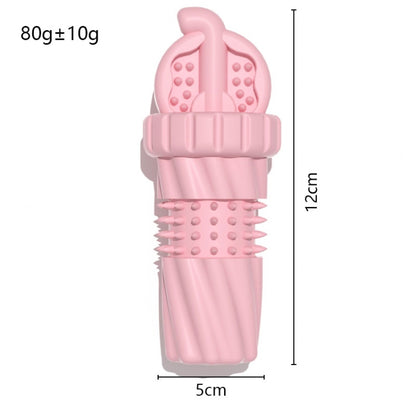 BG5038 Anti-wear and Drop-resistant Pet Chewing Toys Cup Shape Dog Teething Stick, Cup Shape(Blue), Cup Shape(Pink), Cup Shape(Green)