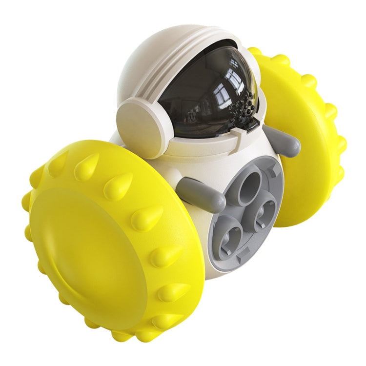 087DT Swing Car Pet Food Leaker Without Electric Tumbler Puzzle Balance Car Dog Toy, Black, Yellow, Green