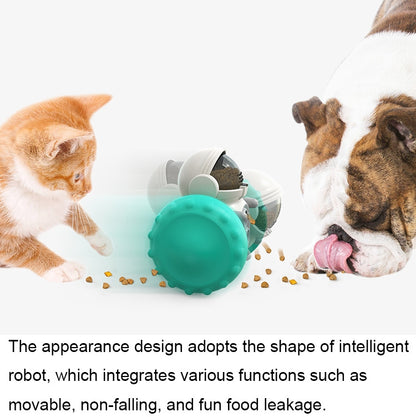 087DT Swing Car Pet Food Leaker Without Electric Tumbler Puzzle Balance Car Dog Toy, Black, Yellow, Green