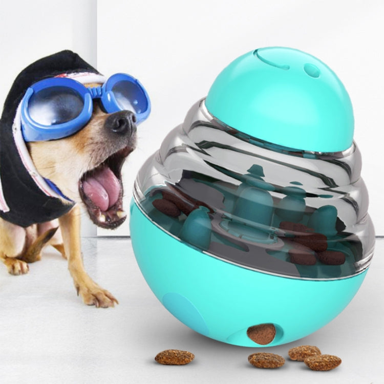 056DT Puzzle Training Pet Food Leakage Toy Tumbler Ball Dog Toy, Tumbler Ball(Lake Blue), Tumbler Ball(Green)