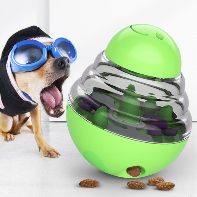 056DT Puzzle Training Pet Food Leakage Toy Tumbler Ball Dog Toy, Tumbler Ball(Lake Blue), Tumbler Ball(Green)