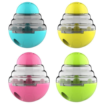 056DT Puzzle Training Pet Food Leakage Toy Tumbler Ball Dog Toy, Tumbler Ball(Lake Blue), Tumbler Ball(Green)