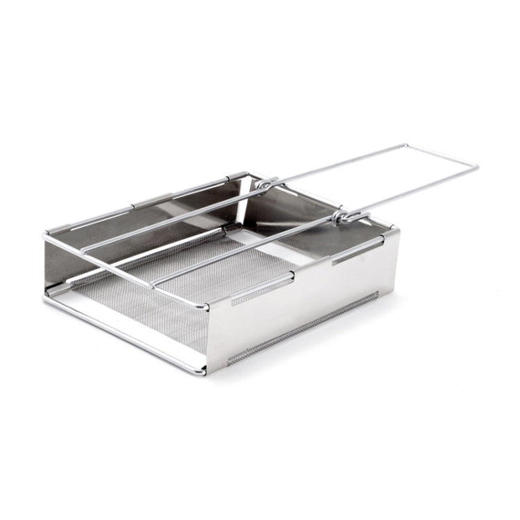 304 Stainless Steel Toaster Grill Toast Rack Foldable Sausage Rack Mini Stove, Toaster Grill