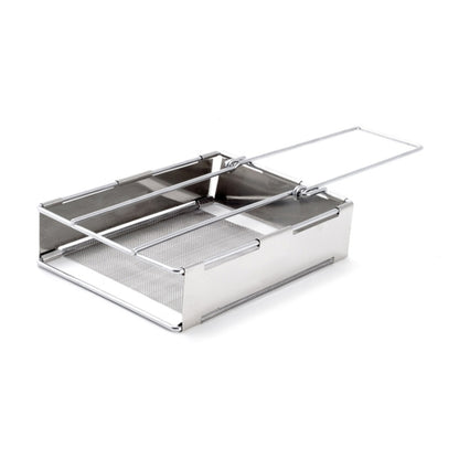 304 Stainless Steel Toaster Grill Toast Rack Foldable Sausage Rack Mini Stove, Toaster Grill