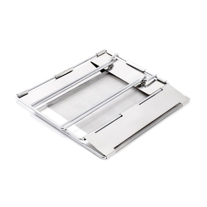 304 Stainless Steel Toaster Grill Toast Rack Foldable Sausage Rack Mini Stove, Toaster Grill