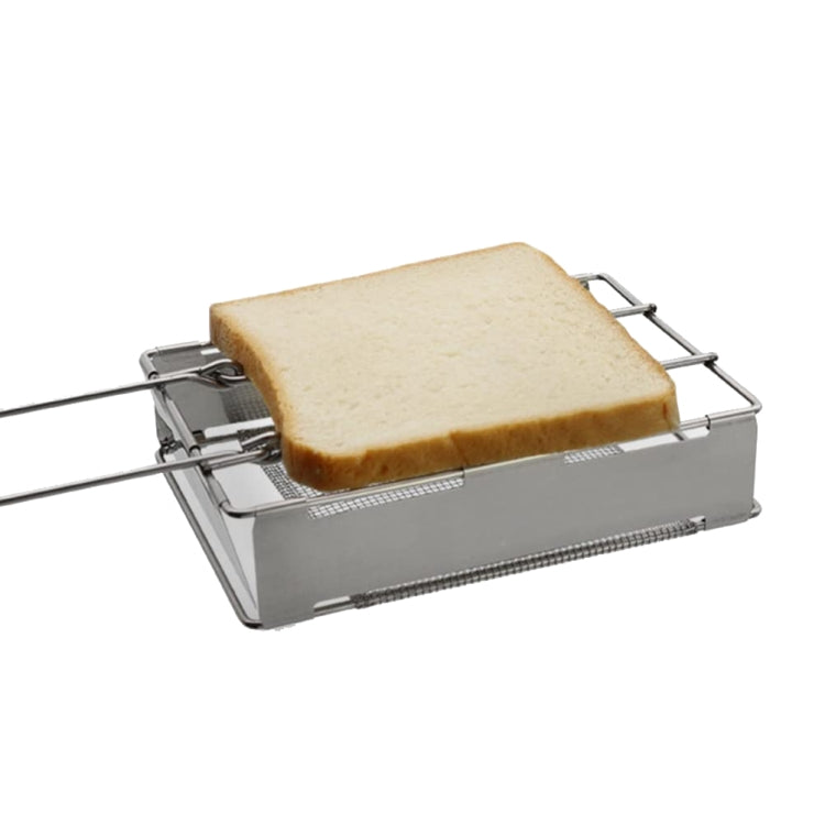 304 Stainless Steel Toaster Grill Toast Rack Foldable Sausage Rack Mini Stove, Toaster Grill