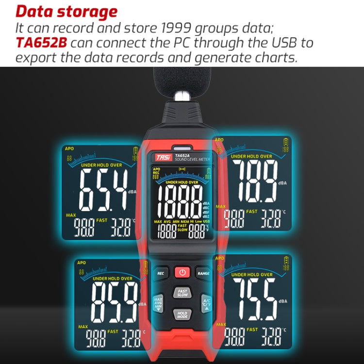 Home Noise Tester Detection Volume Device Z Weighted Decibel Device, TA652A