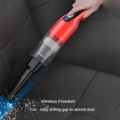 4 In 1 12000pa Wireless  Mini Handheld Car Vacuum Cleaner Mite Remover, 4 In 1 (Red), 4 In 1 (Navy Blue)