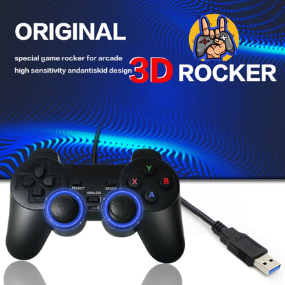 For PS1/PSP/N64/DC Wired Video Game Machine Box 4K HD Display, US Plug, 64G US Plug, 128G US Plug, 256G US Plug
