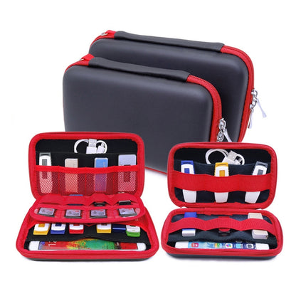2.5 inch EVA Mobile Hard Disk Power Pack Mobile Phone U Drive Storage Bag, GH1317 Small, GH1318 Large