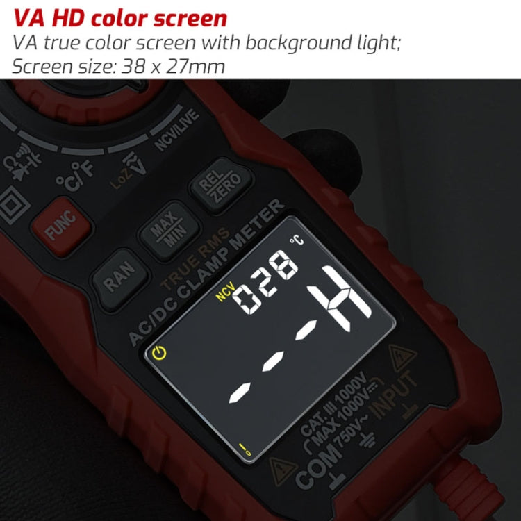 Clamp Meter High Accuracy AC DC Voltage Ammeter, TASI TA813A, TASI TA813B