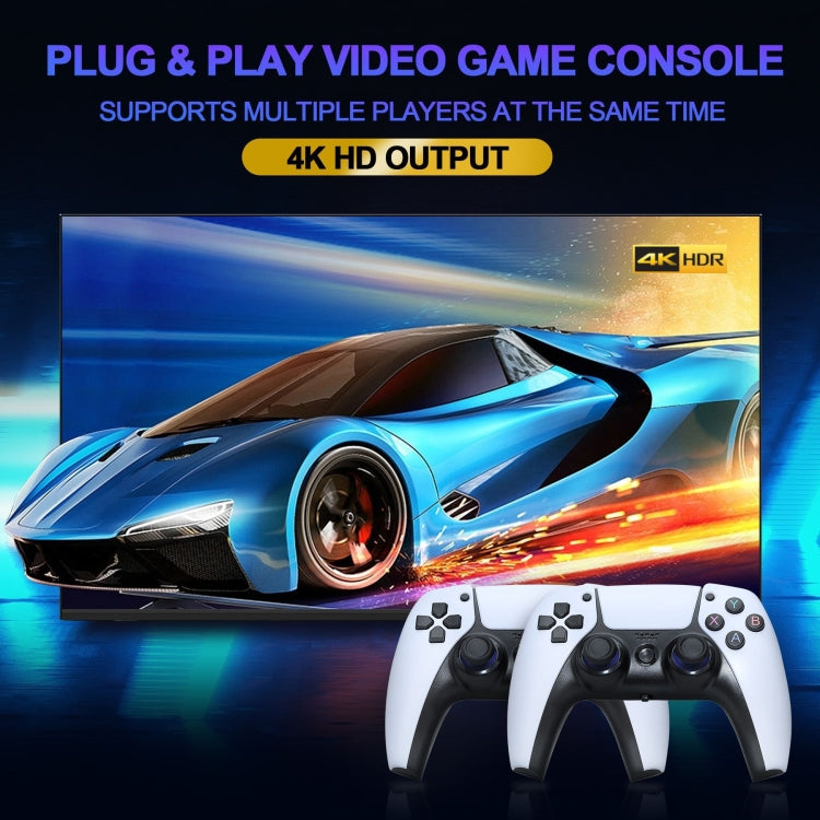 U10 Video Game Console 64G 10000+ Games Retro Handheld 4K TV Game Stick Wireless Controller, U10  64G 10000+ Games