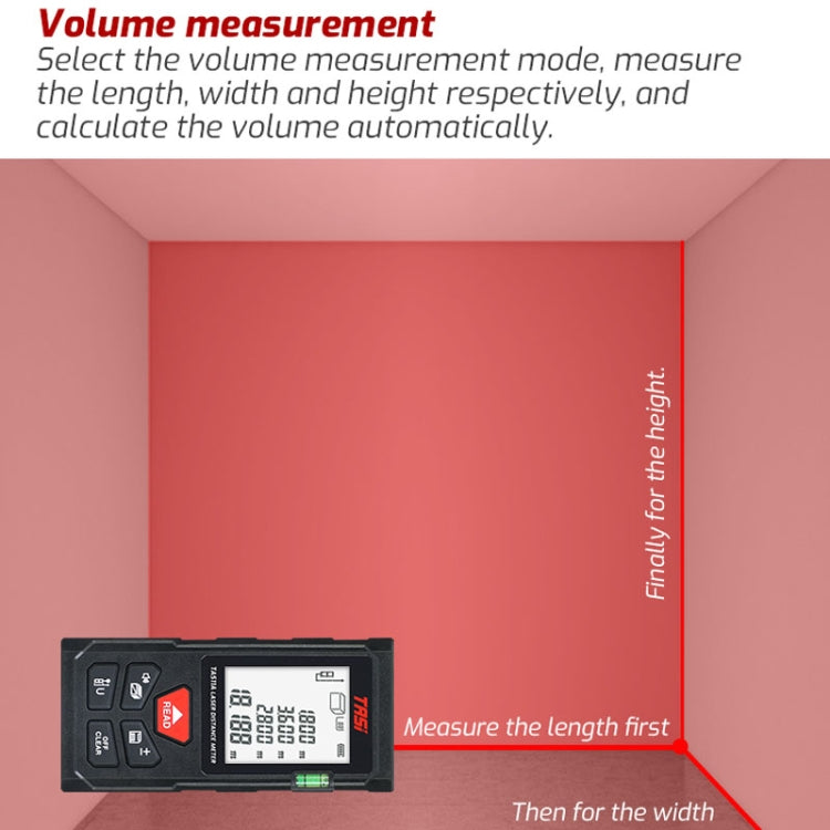 Laser Handheld Distance Measuring Room Infrared Measuring Instrument, TASI TA511A, TASI TA511B, TASI TA511C