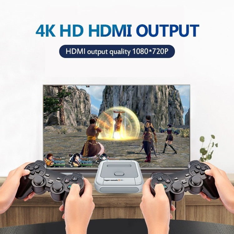 Wireless 4K HD 3D Double Game Console Box, US Plug, 64GB US Plug, 128GB US Plug, 256GB US Plug