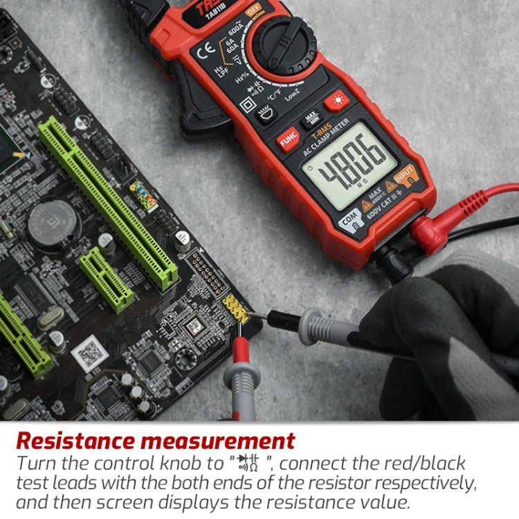 Clamp Meter High Accuracy AC DC Voltage Ammeter, TASI TA811A, TASI TA811B, TASI TA811C