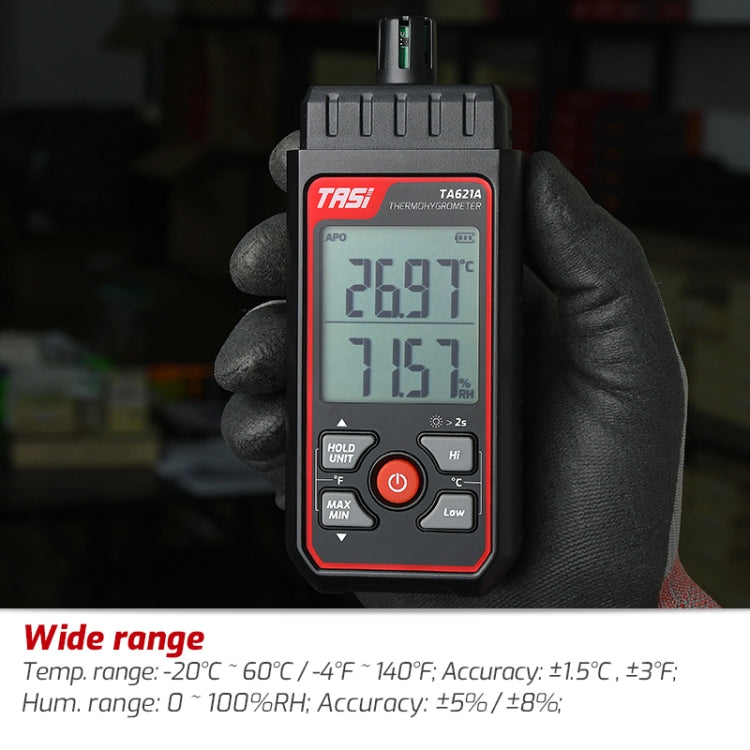 TASI TA621A Digital Dew Point Thermometer Ambient Temperature Humidity Gauge, TASI TA621A