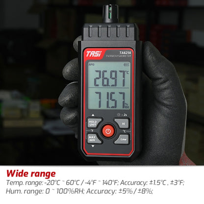 TASI TA621A Digital Dew Point Thermometer Ambient Temperature Humidity Gauge, TASI TA621A
