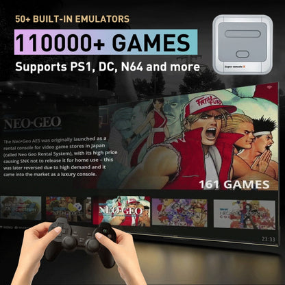 Wireless 4K HD 3D Double Game Console Box, EU Plug, 64G EU Plug, 128G EU Plug, 256G EU Plug