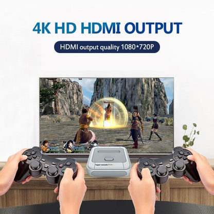 Wireless 4K HD 3D Double Game Console Box, EU Plug, 64G EU Plug, 128G EU Plug, 256G EU Plug