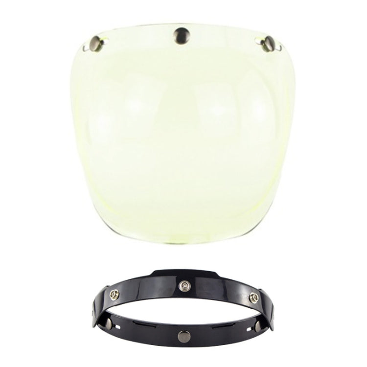 Motorcycle Helmet Three-Button Windproof Lens With Bracket