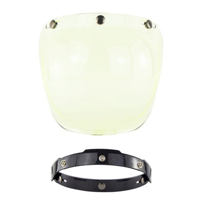 Motorcycle Helmet Three-Button Windproof Lens With Bracket