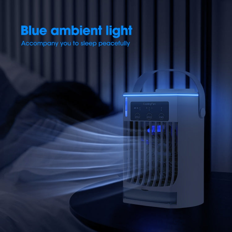 CF008 Mini Household Humidification Spray Air Cooler USB Plug-in Portable Air Conditioner Fan, CF008