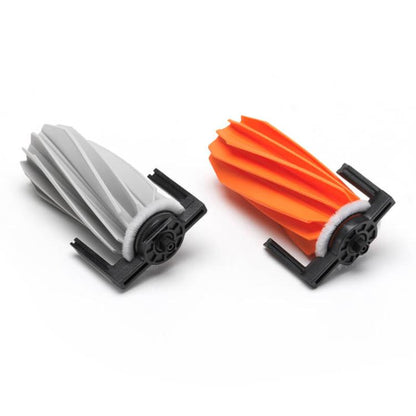 Original 1pair Soft Rubber Roller Brushes for DJI ROMO P / A / S, 1pair Soft Roller Brushes