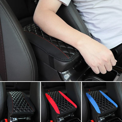 Car Center Console Cover Mat PU Leather Car Armrest Cover, 32x19cm
