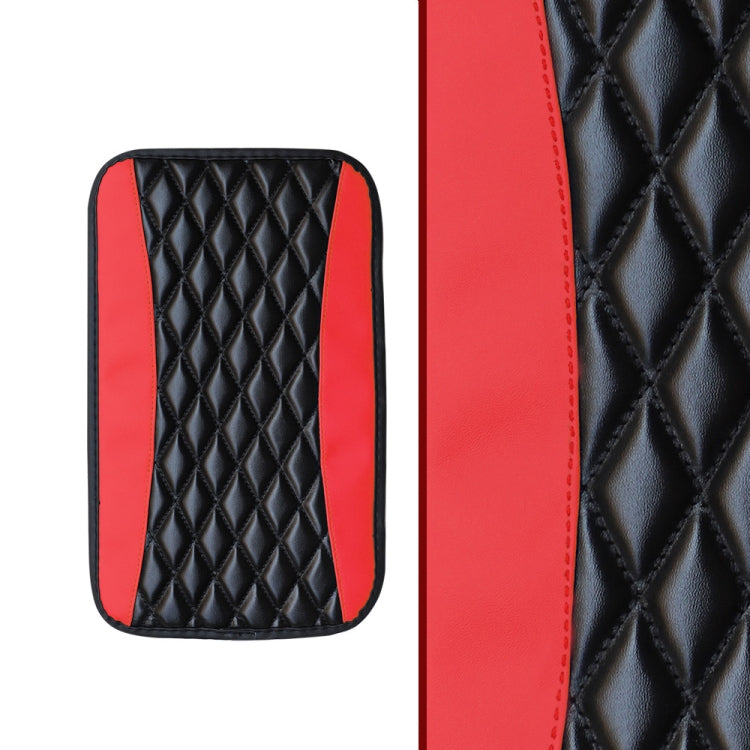 Car Center Console Cover Mat PU Leather Car Armrest Cover, 32x19cm