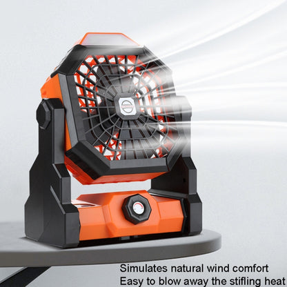 X3 Outdoor Infinitely Variable Speed Portable Large Wind Charging Camping Lighting Fan