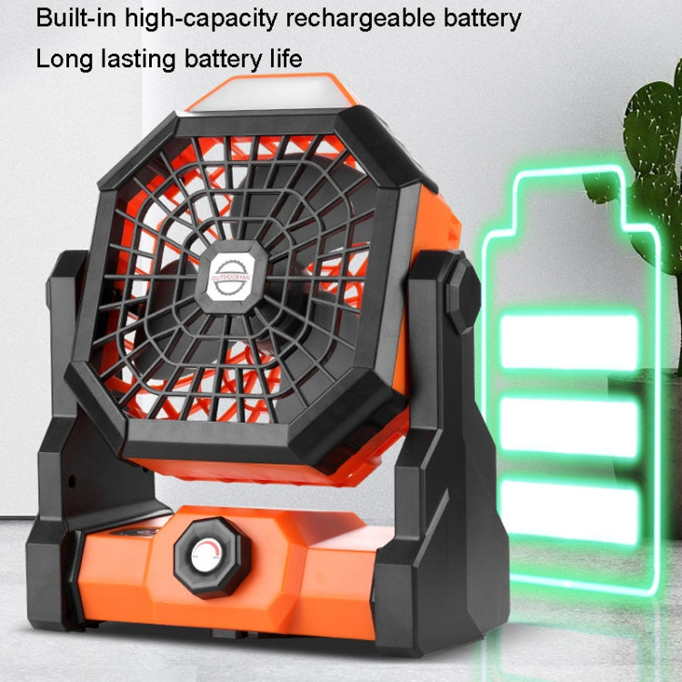 X3 Outdoor Infinitely Variable Speed Portable Large Wind Charging Camping Lighting Fan