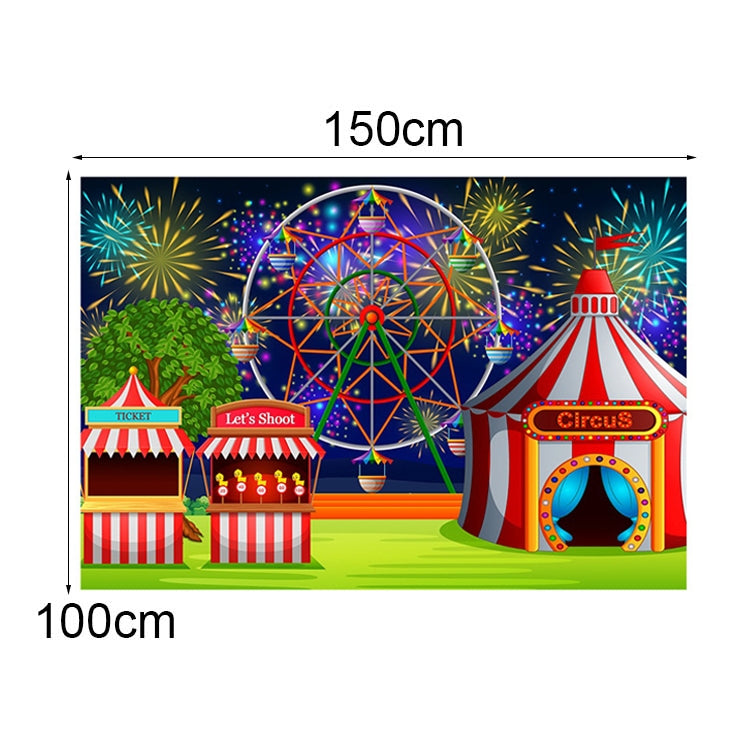150 x 100cm Circus Amusement Park Ferris Wheel Photography Background Cloth, MDA07160), MDA08214, MDA08217, MDA18301, MDA40715, MDA21565, MDT03782, MDA07158, MDA07159