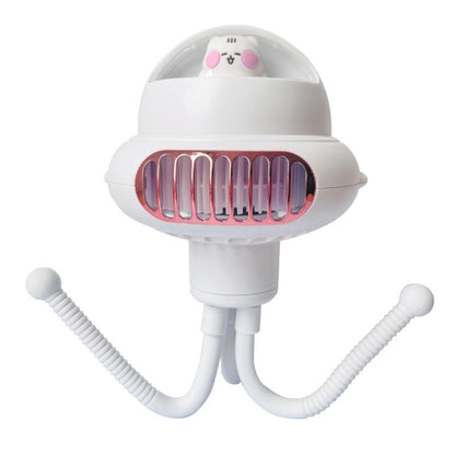 Shaking Head Stroller Fan Leafless Octopus Mute Portable Mini Fan, Normal Version (Yellow), Normal Version (Pink), Normal Version (White), Shaking Head Version (Yellow), Shaking Head Version (Pink), Shaking Head Version (White)