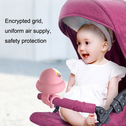 Shaking Head Stroller Fan Leafless Octopus Mute Portable Mini Fan, Normal Version (Yellow), Normal Version (Pink), Normal Version (White), Shaking Head Version (Yellow), Shaking Head Version (Pink), Shaking Head Version (White)