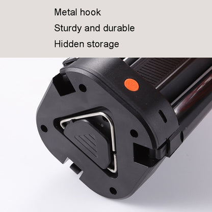 Outdoor Camping USB Charging Fan Tent Swing Head Fan With Tripod LED Light