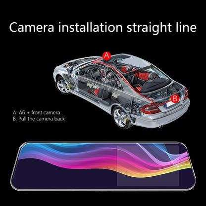 Anytek A6 5 inch HD Dual Record Lens Driving Recorder Car Rear View Mirror Image Car, A6