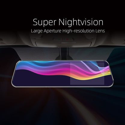 Anytek A6 5 inch HD Dual Record Lens Driving Recorder Car Rear View Mirror Image Car, A6