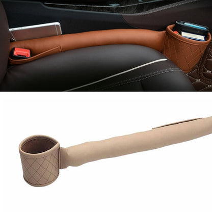Car Seat Gap Leak-Proof Plugs Debris Storage Bag, Black Principal Driver, Black Co-pilot, Brown Principal Driver, Brown Co-pilot, Beige Principal Driver, Beige Co-pilot, Gray Principal Driver, Gray Co-pilot, Dark Brown Principal Driver