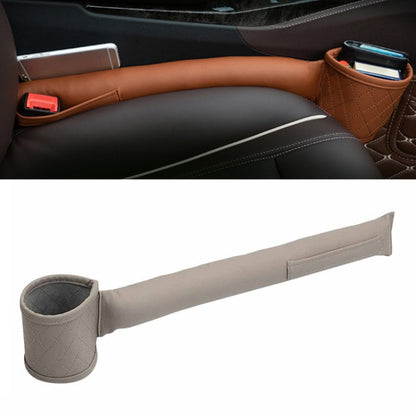 Car Seat Gap Leak-Proof Plugs Debris Storage Bag, Black Principal Driver, Black Co-pilot, Brown Principal Driver, Brown Co-pilot, Beige Principal Driver, Beige Co-pilot, Gray Principal Driver, Gray Co-pilot, Dark Brown Principal Driver